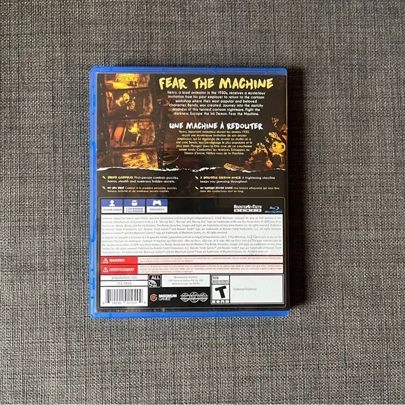 Bendy And The Ink Machine Sony PS4 Playstation‎ 4 Game - Picture 2 of 3